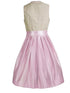 2-teiliges Damen Dirndl Set – Trachtenkleid mit Spitzenschürze für das Oktoberfest